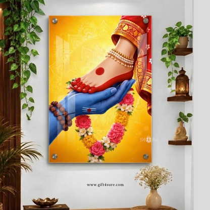 SHIV SHAKTI UV PRINTED ACRYLIC WALL FRAME