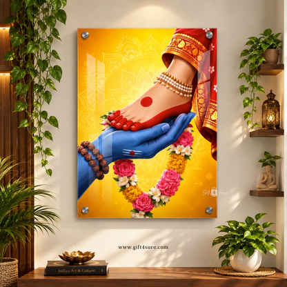 SHIV SHAKTI UV PRINTED ACRYLIC WALL FRAME
