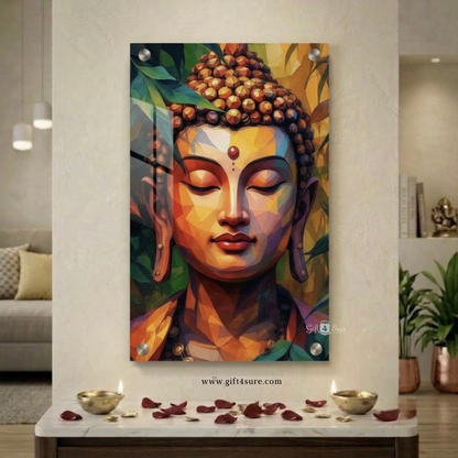 LORD BUDDHA ACRYLIC UV PRINTED WALL FRAME