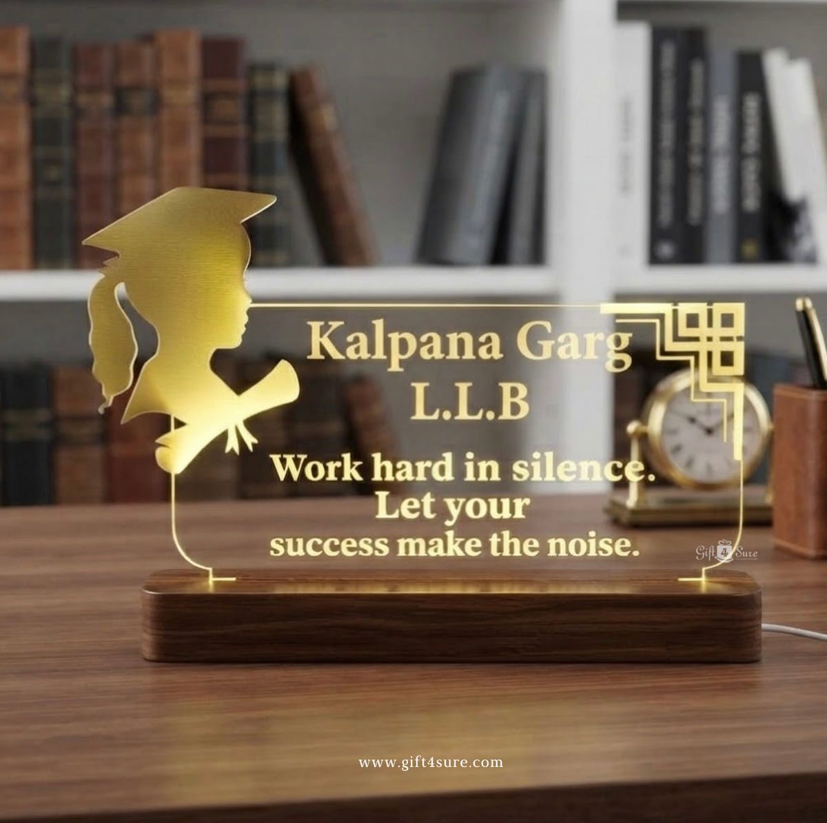 PERSONALISED LAWYER ACRYLIC LED LAMP