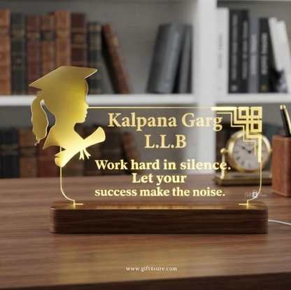 PERSONALISED LAWYER ACRYLIC LED LAMP