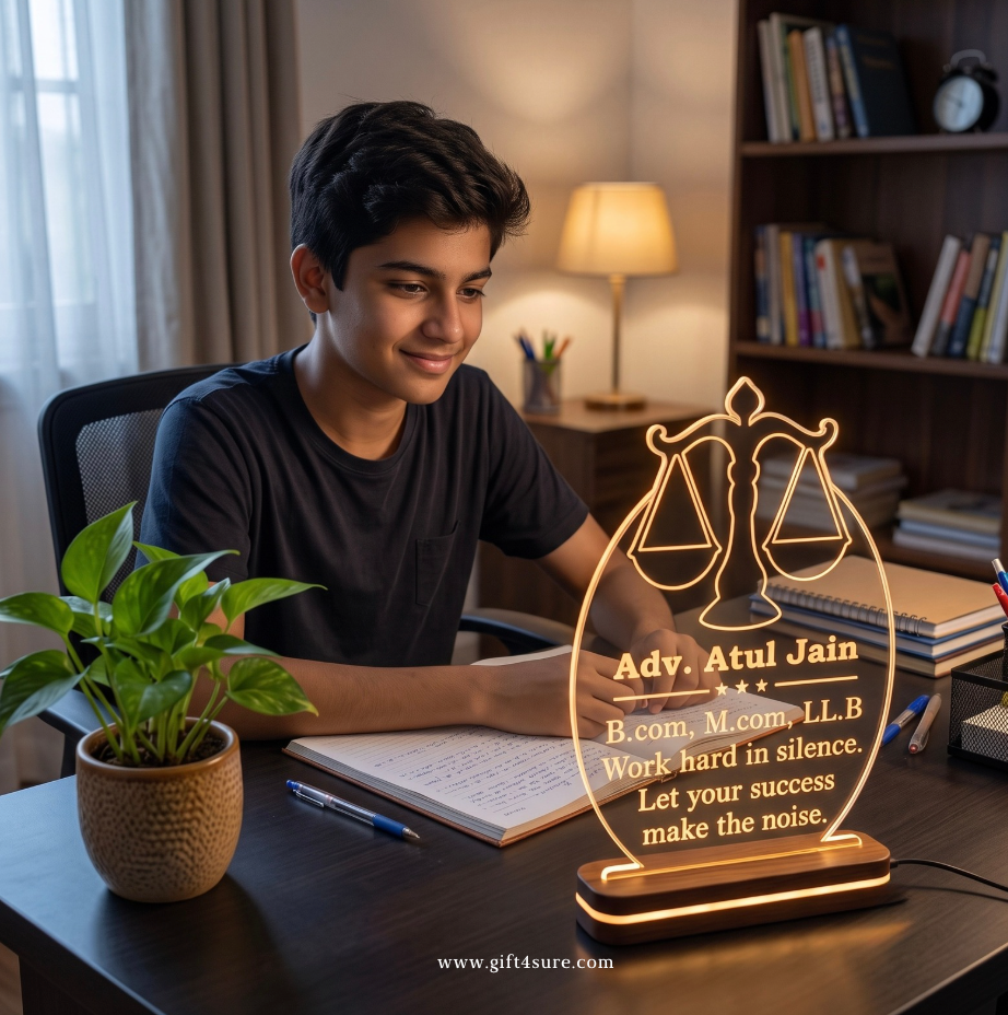 ADVOCATE PERSONALIZED ACRYLIC LED LAMP