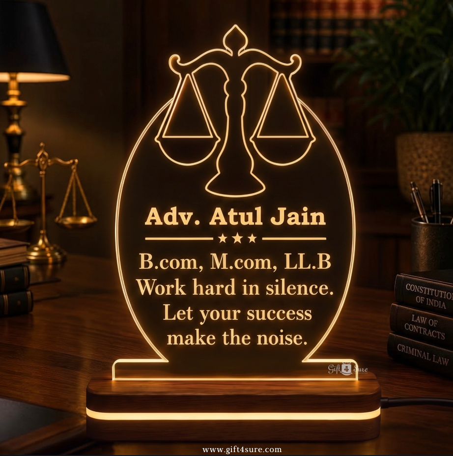 ADVOCATE PERSONALIZED ACRYLIC LED LAMP