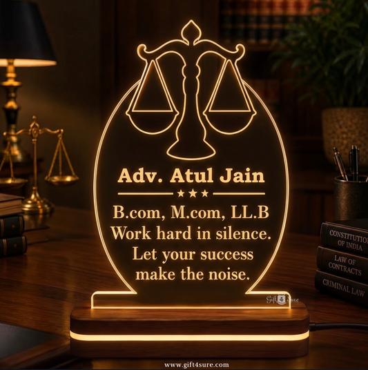 ADVOCATE PERSONALIZED ACRYLIC LED LAMP
