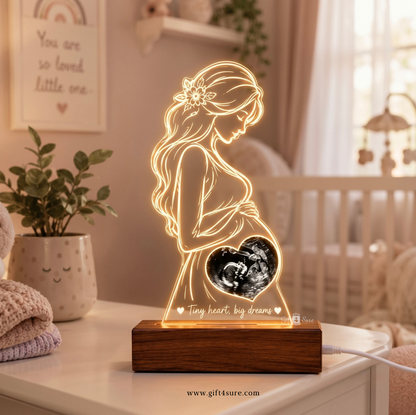 MOM-TO-BE ULTRASOUND ACRYLIC LED LAMP