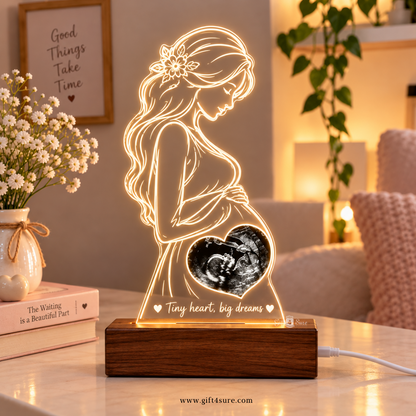 MOM-TO-BE ULTRASOUND ACRYLIC LED LAMP