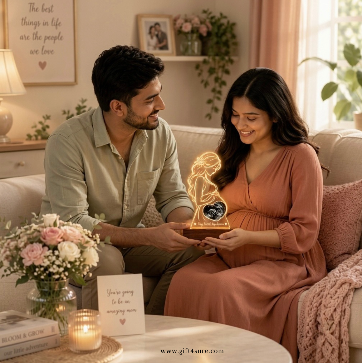 MOM-TO-BE ULTRASOUND ACRYLIC LED LAMP