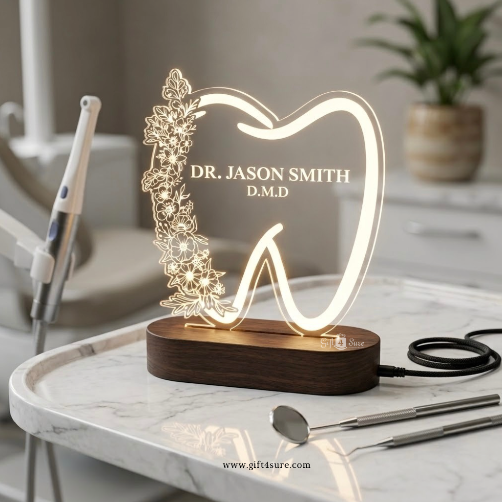 CUSTOMISED DENTIST ACRYLIC LED LAMP