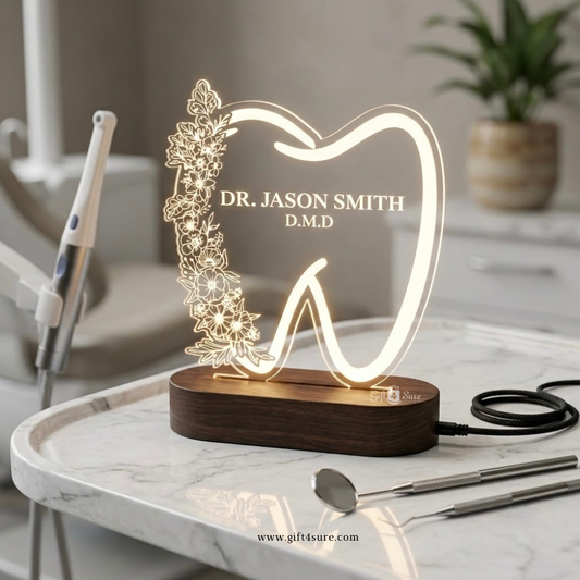 CUSTOMISED DENTIST ACRYLIC LED LAMP