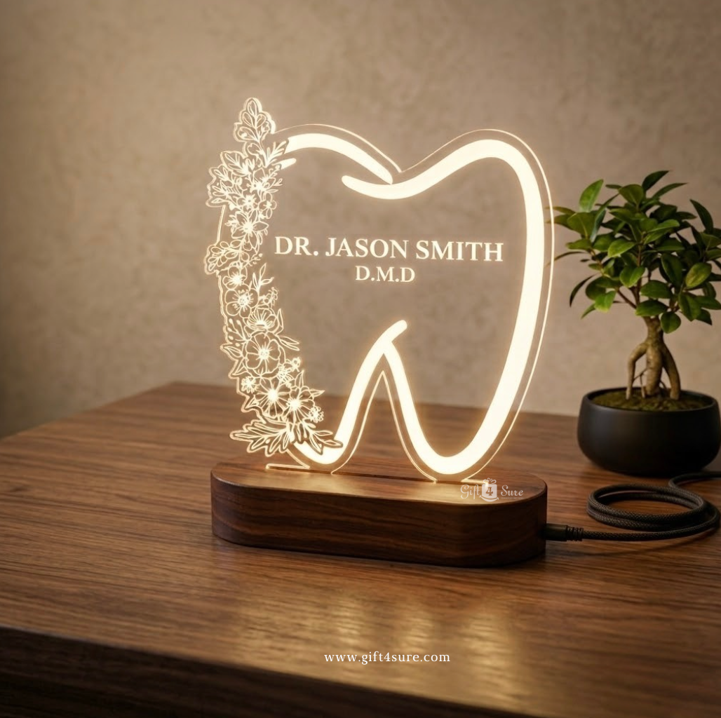 CUSTOMISED DENTIST ACRYLIC LED LAMP