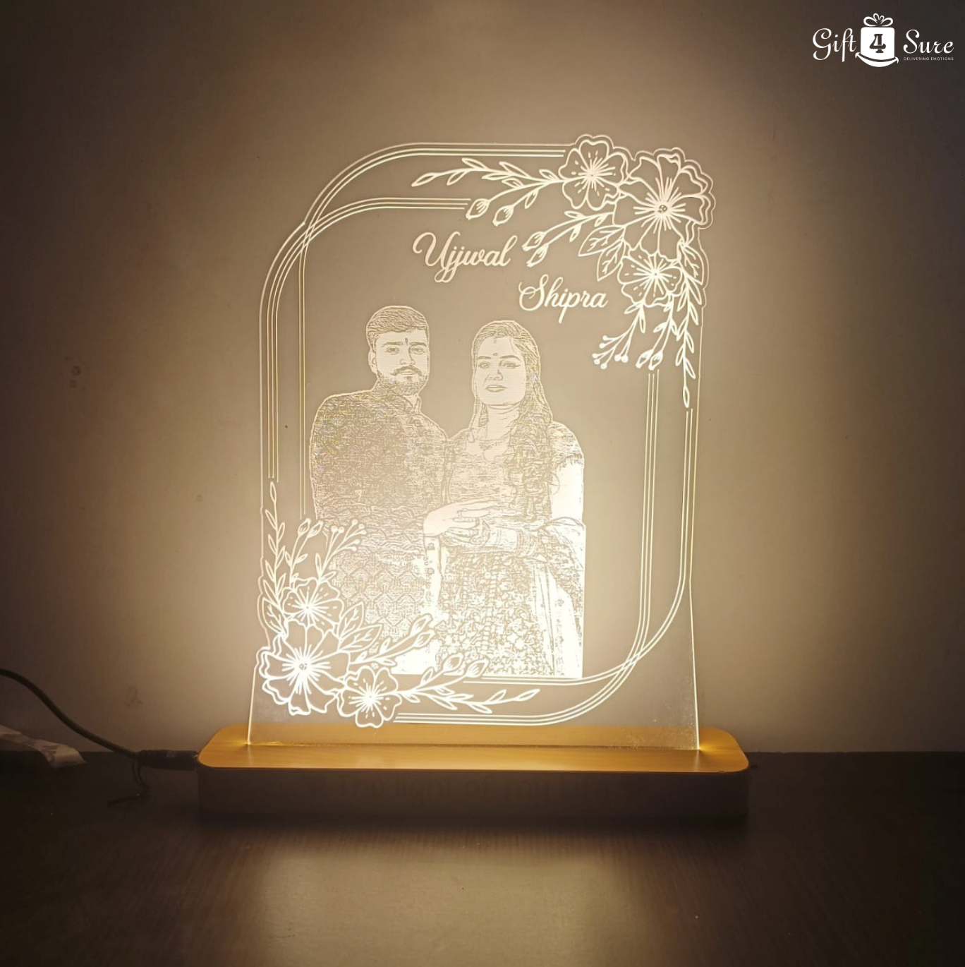 PHOTO ENGRAVED ILLUSION LAMP