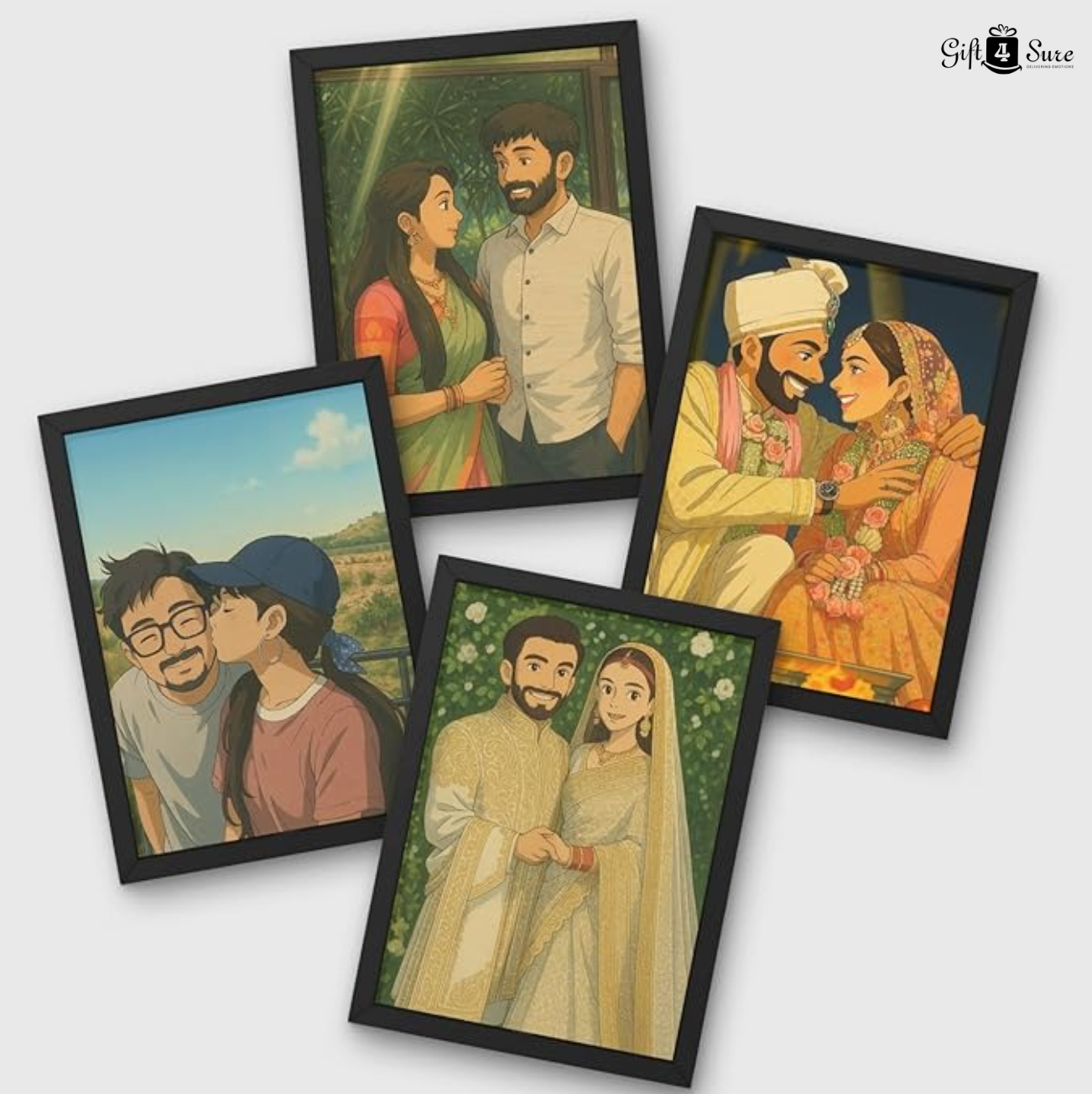 CUSTOMISED GHIBLI ART STYLE FRAMES