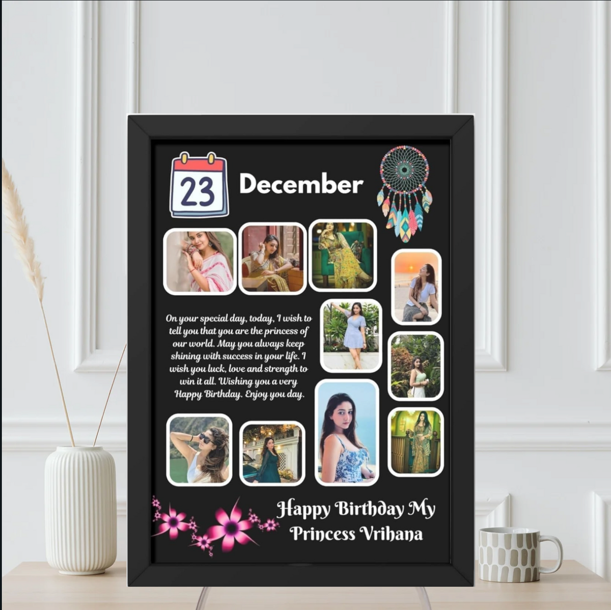 🎁 BIRTHDAY PHOTO FRAME-4 (100% off)
