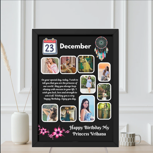 🎁 BIRTHDAY PHOTO FRAME-4 (100% off)