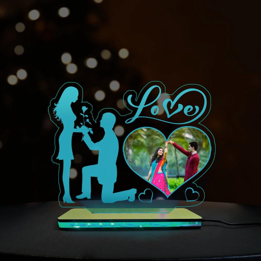 LOVE ACRYLIC LAMP - MULTICOLOR