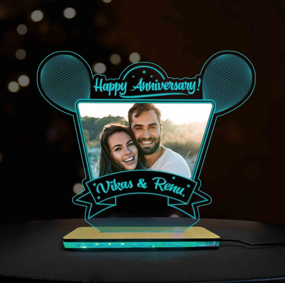 ANNIVERSARY ACRYLIC LAMP - MULTICOLOR