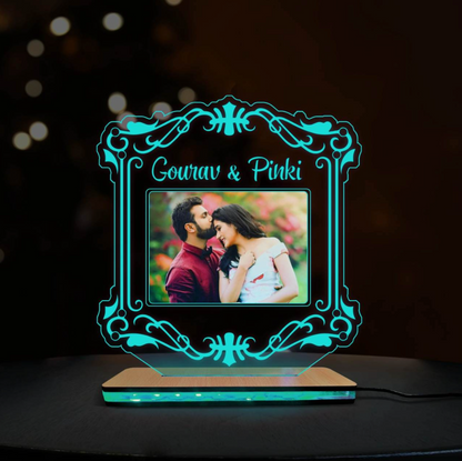 FRAME ACRYLIC LAMP - MULTICOLOR