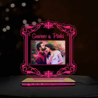 FRAME ACRYLIC LAMP - MULTICOLOR