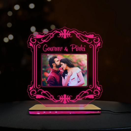 FRAME ACRYLIC LAMP - MULTICOLOR