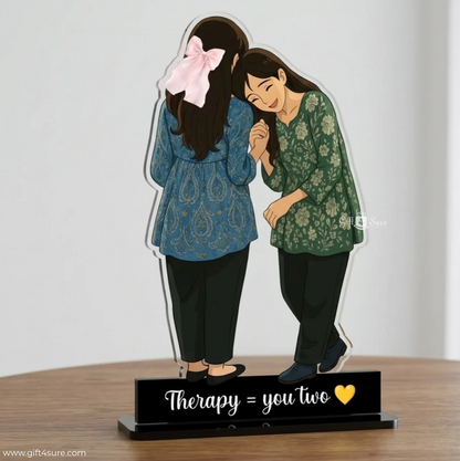 ACRYLIC ILLUSTRATED PHOTO STANDY