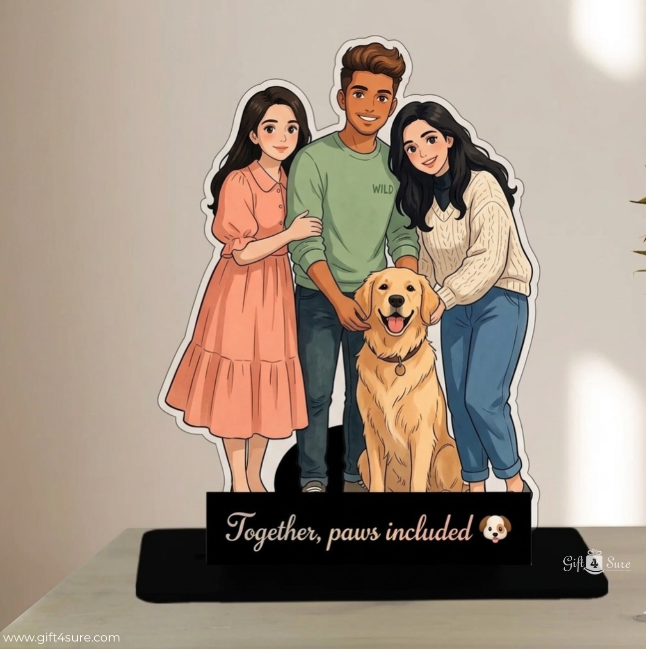 ACRYLIC ILLUSTRATED PHOTO STANDY