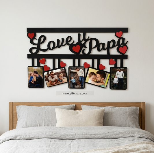 LOVE U PAPA PHOTO COLAGE