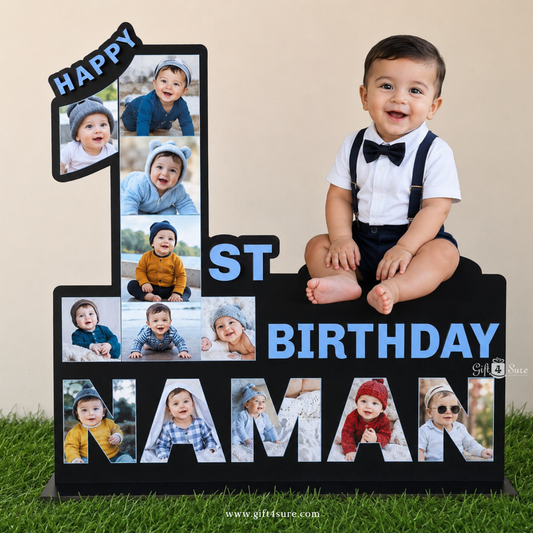BABY WOODEN CUTOUT STANDY