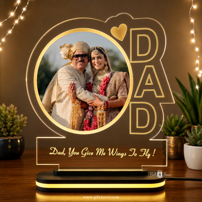 DAD ACRYLIC LED LAMP