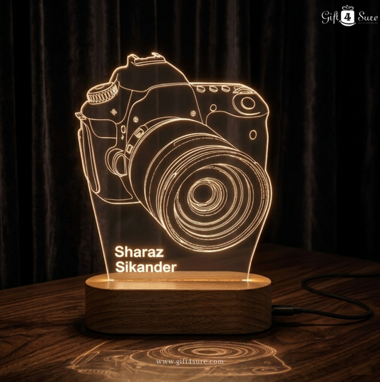 DSLR CAMERA ILLUSION LAMP - PREMIUM QUALITY