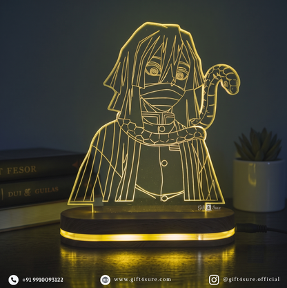 DEMON SLAYER: OBNAI IGURO ANIME LED LAMP (MULTICOLOR)
