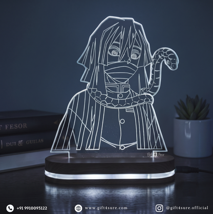 DEMON SLAYER: OBNAI IGURO ANIME LED LAMP (MULTICOLOR)