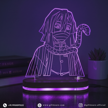DEMON SLAYER: OBNAI IGURO ANIME LED LAMP (MULTICOLOR)
