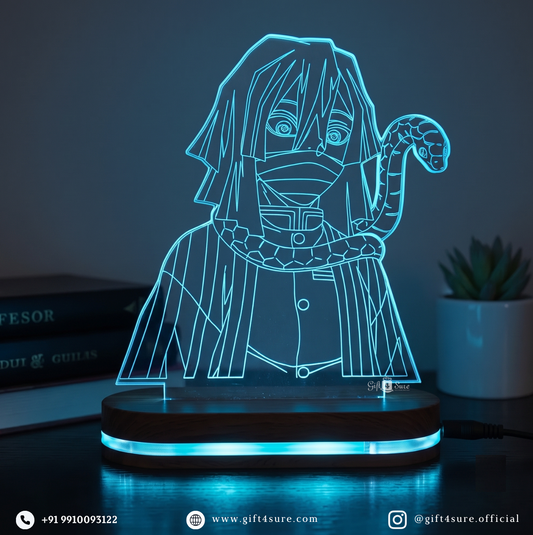 DEMON SLAYER: OBNAI IGURO ANIME LED LAMP (MULTICOLOR)