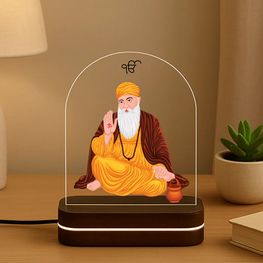 WAHEGURU ACRYLIC LED LAMP