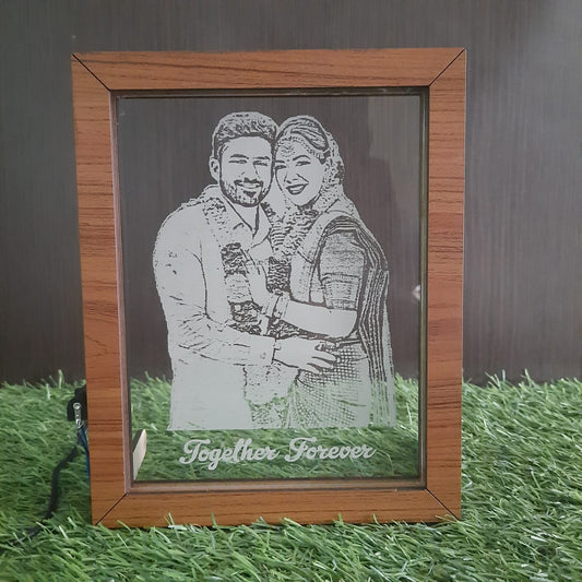 LED PHOTO ENGRAVED FRAME LAMP