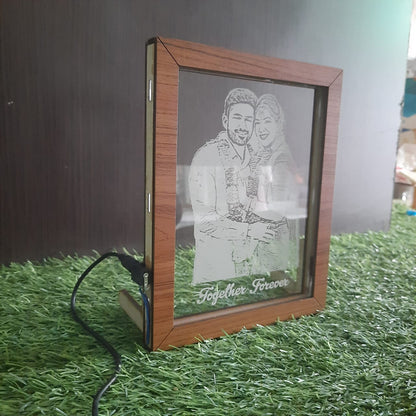 LED PHOTO ENGRAVED FRAME LAMP