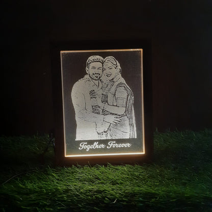 LED PHOTO ENGRAVED FRAME LAMP