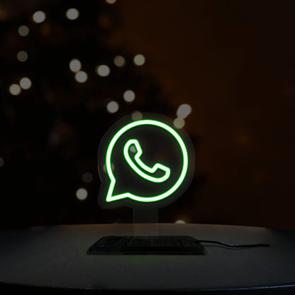 WHATSAPP NEON LED