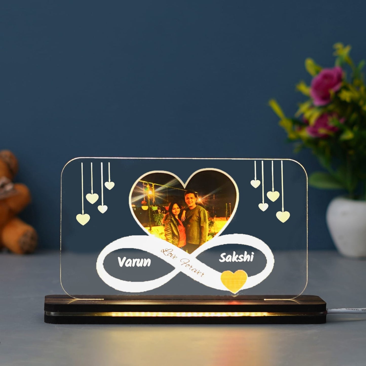 VALENTINE'S SPECIAL ACRYLIC LAMP & MUG COMBO