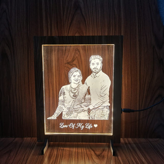LED PHOTO ENGRAVED FRAME LAMP