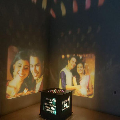 ANNIVERSARY THEME - REVOLVING PHOTO SHADOW BOX