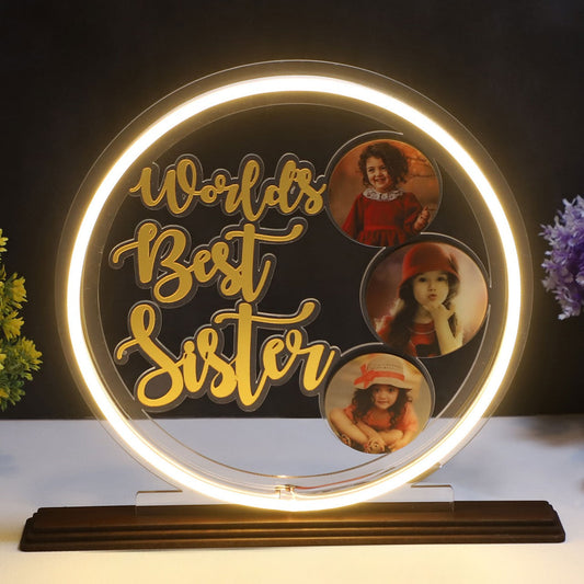 WORLD'S BEST SISTER NEON LED