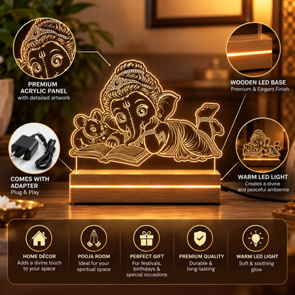 BAL GANESHA ACRYLIC LED LAMP