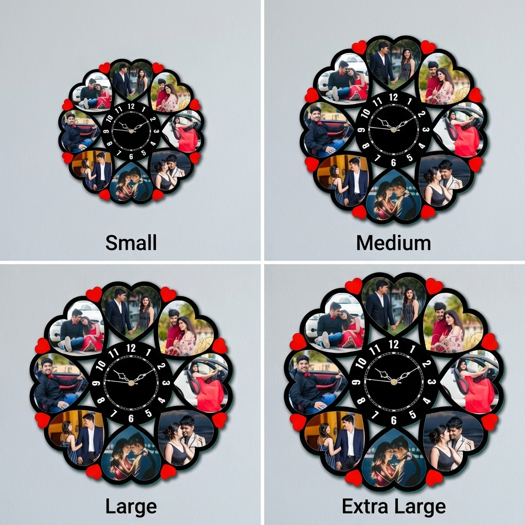 HEART WALL CLOCK