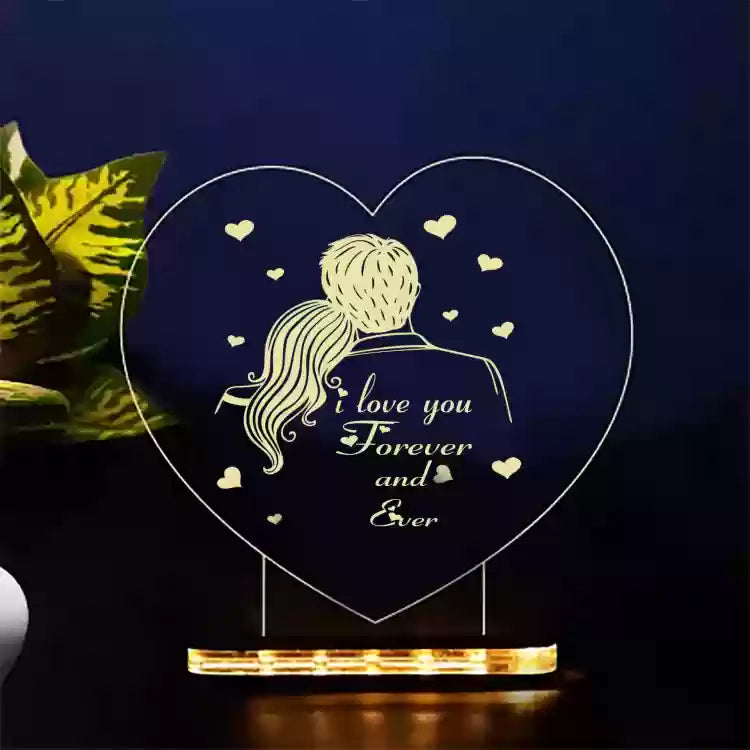I LOVE YOU FOREVER ACRYLIC LAMP