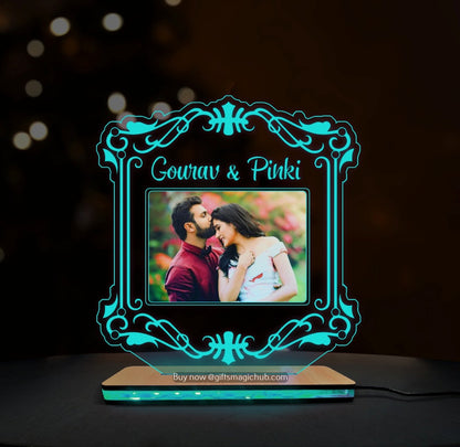 FRAME ACRYLIC LAMP - MULTICOLOR