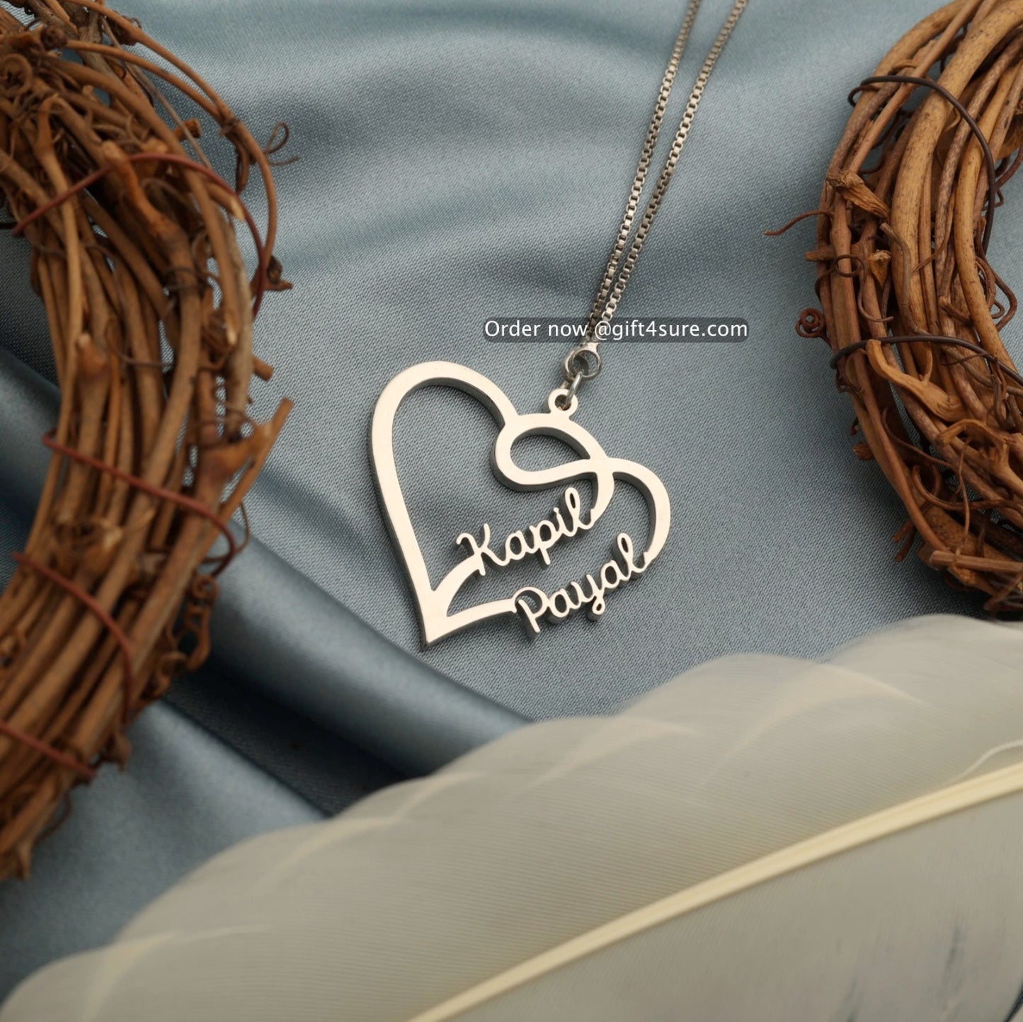 SPECIAL LOVE STYLE COUPLE NAME NECKLACE