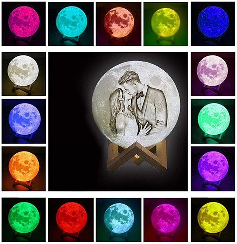 CUSTOMIZED MOON LAMP - 16 COLORS